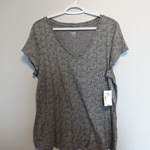 Ricki's Basic Grey Cat T-shirt Large NWT